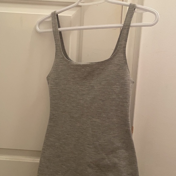 Mid length grey fitted Zara dress - Picture 3 of 5